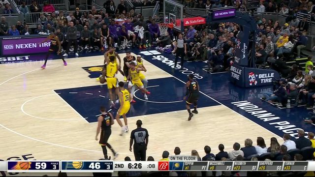 【2024年01月27日 太阳vs步行者集锦】欢迎来到扣篮大赛 托平一马当先大秀胯下扣篮点燃主场