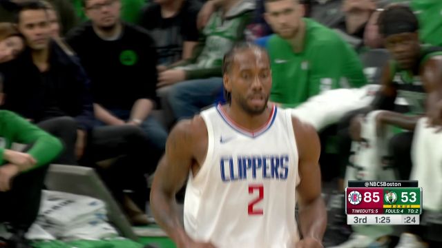 【2024年01月28日 快船vs凯尔特人集锦】强投能力只能用误解形容 莱昂纳德霸气三分手起刀落