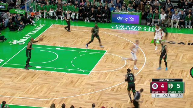 【2024年01月28日 快船vs凯尔特人集锦】一个转身就过掉了曼恩 塔图姆巧冲篮下丝滑上篮