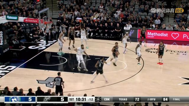 【2024年01月28日 森林狼vs马刺集锦】文班戏耍森林狼双塔！点飞唐斯+欧洲步过戈贝尔