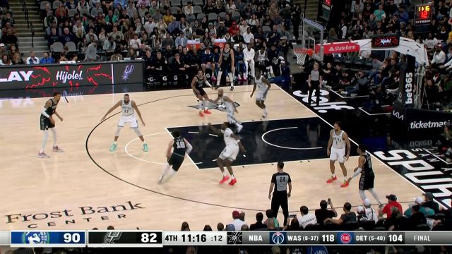 【2024年01月28日 森林狼vs马刺集锦】末节悬念拉满！马刺吹响反击号角 轰出10-2冲击波迫近分差