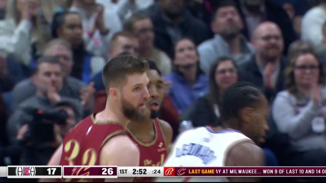 【2024年01月30日 快船vs骑士集锦】快船108-118骑士 骑士7人上双终结快船5连胜