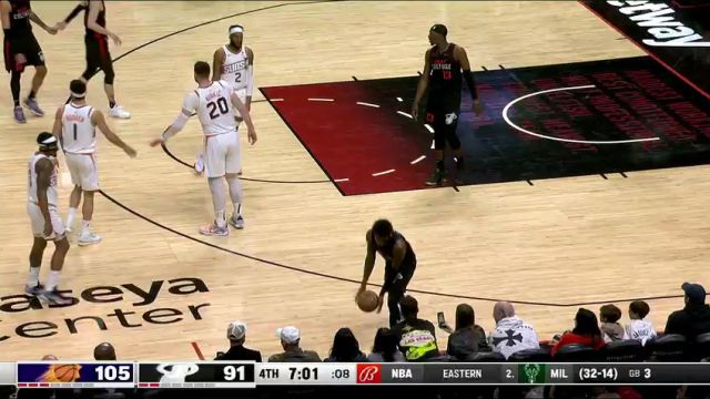 【2024年01月30日】太阳vs热火第4节中文解说录像回放