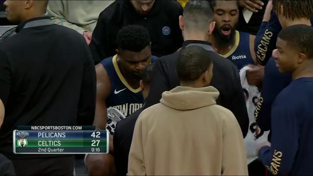 【2024年01月30日】NBA常规赛：鹈鹕vs凯尔特人第2节中文解说录像回放