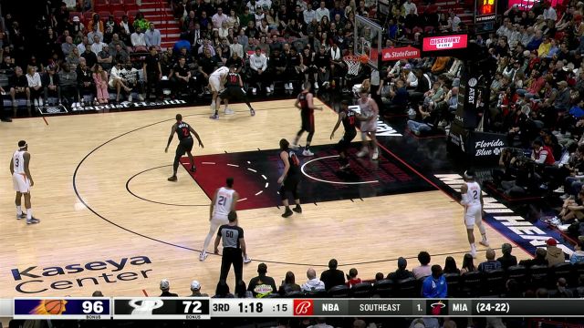 【2024年01月30日 太阳vs热火集锦】不到最后时刻决不收手 布克美如画般的中投弹无虚发连得4分