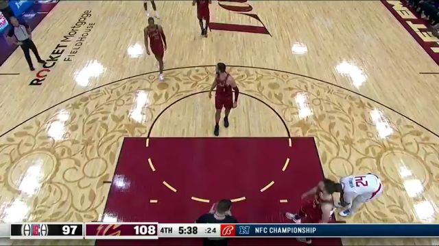 【2024年01月30日】NBA常规赛：快船vs骑士第4节英文原声录像回放