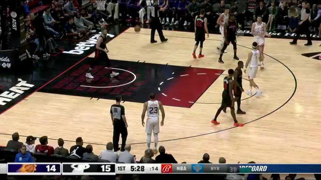 【2024年01月30日】太阳vs热火第1节中文解说录像回放