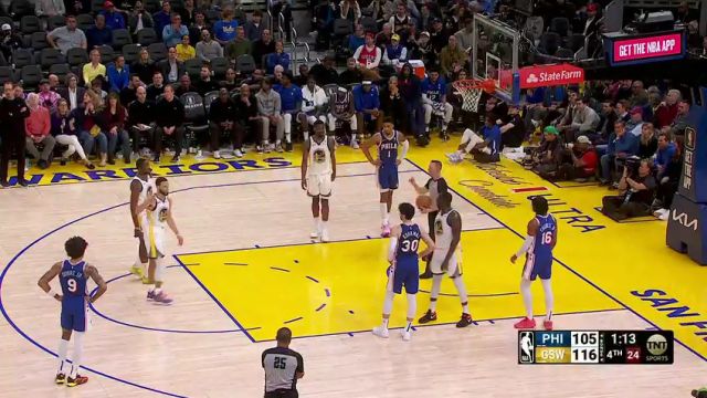 【2024年01月31日】76人vs勇士第4节中文解说录像回放
