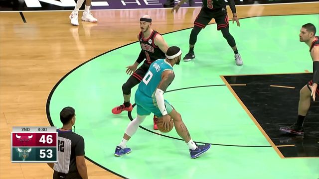 【2024年02月01日 公牛vs黄蜂集锦】架炮就射不讲理 布里奇斯张弓搭箭百步穿杨