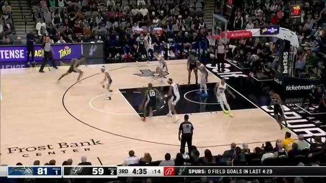 【2024年02月01日】NBA常规赛：魔术vs马刺第3节中文解说录像回放