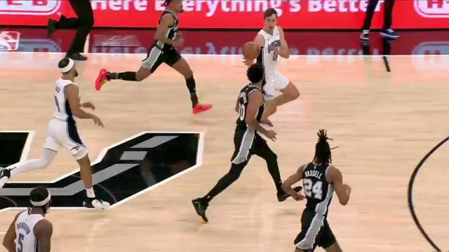 【2024年02月01日】NBA常规赛：魔术vs马刺第1节英文原声录像回放