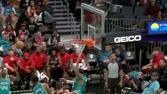 【2024年02月01日 公牛vs黄蜂集锦】布里奇斯死亡封盖！弹速惊人极为残暴