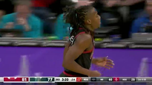 【2024年02月01日】NBA常规赛：公牛vs黄蜂第3节英文原声录像回放