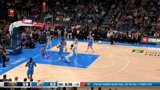 【2024年02月01日 掘金vs雷霆集锦】完成复仇！戈登双手高举钉板大帽霍姆格伦