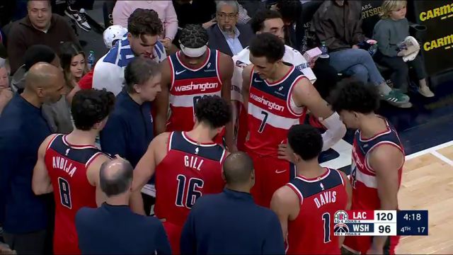 【2024年02月01日】快船vs奇才第4节中文解说录像回放