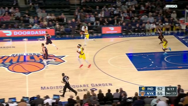 【2024年02月02日 步行者vs尼克斯集锦】哈利的神奇魔法 哈利伯顿连续后撤步三分独树一帜