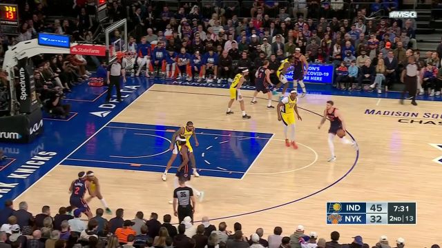 【2024年02月02日 步行者vs尼克斯集锦】锁定今日十佳球 托平快马加鞭单骑闯关暴力扣篮