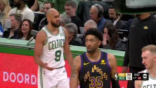 【2024年02月02日】湖人vs凯尔特人第1节中文解说录像回放