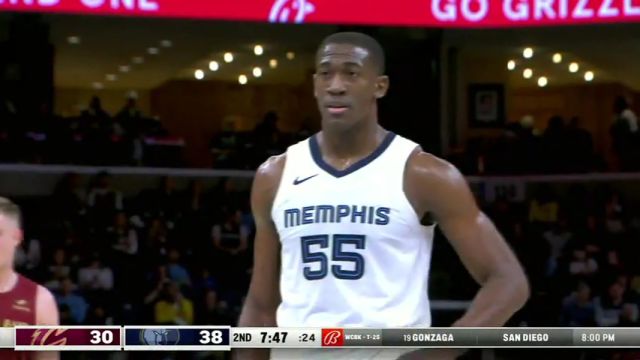 【2024年02月02日】NBA常规赛：骑士vs灰熊第2节中文解说录像回放