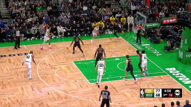 【2024年02月02日 湖人vs凯尔特人集锦】已经起势了！ 普理查德和塔图姆两记三分帮助球队追分