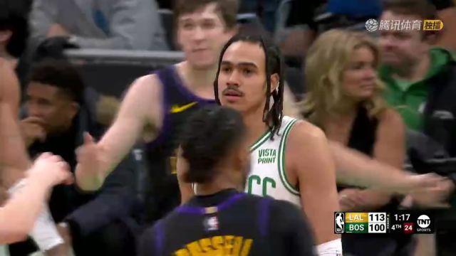 【2024年02月02日 湖人vs凯尔特人集锦】今日两人均手感不佳！双探花末节在替补席目光呆滞若有所思