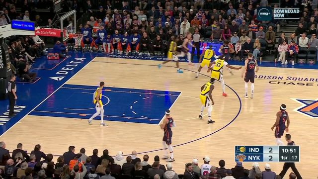 【2024年02月02日 步行者vs尼克斯集锦】攻防两端制霸 哈利伯顿盖帽反击助攻队友篮下暴扣