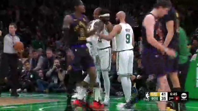 【2024年02月02日】湖人vs凯尔特人第2节英文原声录像回放