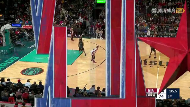 【2024年02月03日 热火vs奇才集锦】下饭时刻！普尔滚球意外手滑 爆笑二运失误