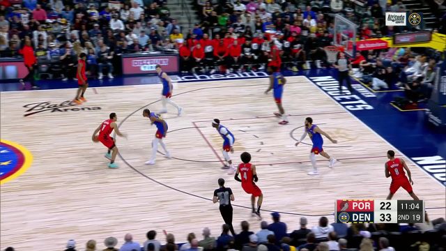 【2024年02月03日 开拓者vs掘金集锦】最佳第六人的能力 布罗格登无惧对抗强势取分