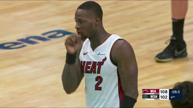 【2024年02月03日】NBA常规赛：热火vs奇才第4节英文原声录像回放