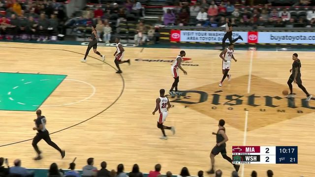 【2024年02月03日 热火vs奇才集锦】开场状态不错！普尔连续跑动觅得良机 接传球轻松上篮手拿把攥