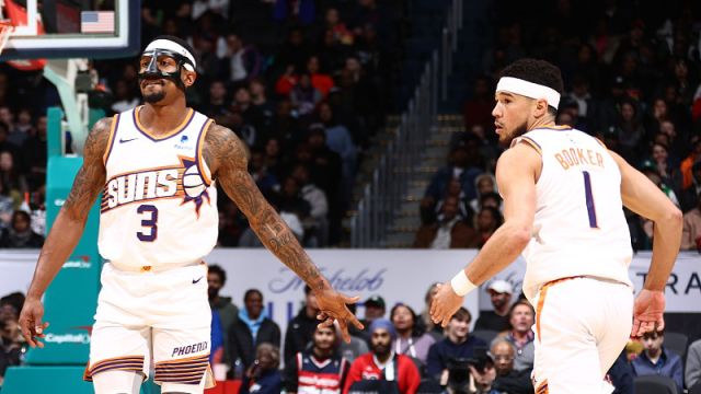 【2024年02月05日 太阳vs奇才集锦】太阳140-112奇才 比尔43+6重回华盛顿早早打卡下班