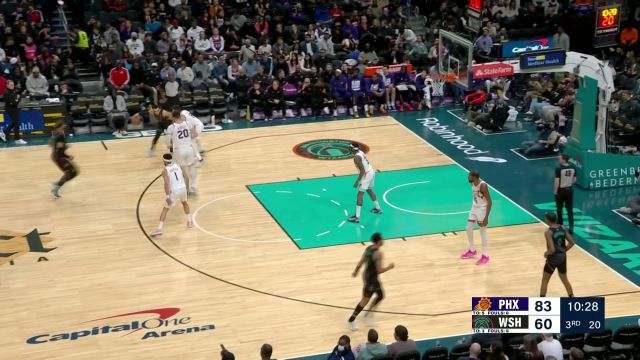 【2024年02月05日 太阳vs奇才集锦】前有堵截后有追兵又何妨 阿夫迪亚一步过掉布克直杀篮下单吃努尔基奇