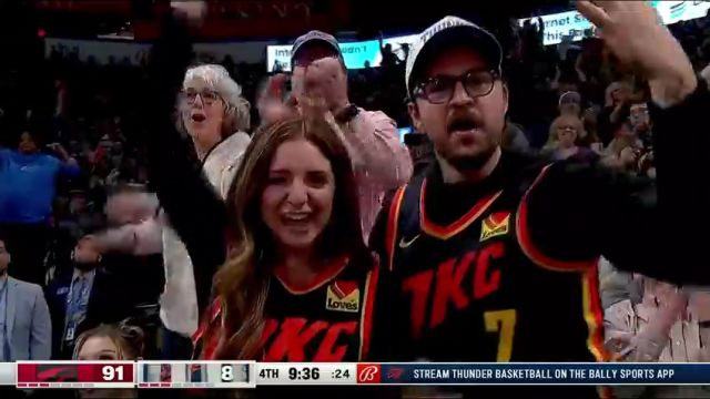 【2024年02月05日】猛龙vs雷霆第4节英文原声录像回放