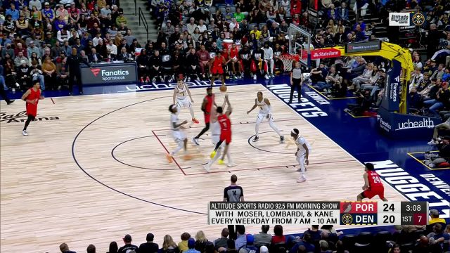 【2024年02月05日 开拓者vs掘金集锦】初生牛犊不怕虎！开拓者接连飚中三分逼停掘金