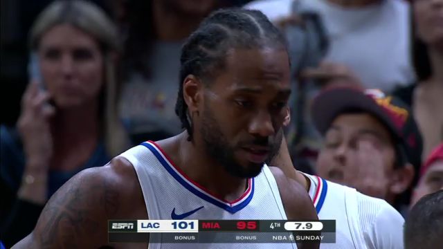 【2024年02月05日】NBA常规赛：快船vs热火第4节英文原声录像回放