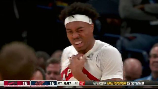 【2024年02月05日】猛龙vs雷霆第1节中文解说录像回放