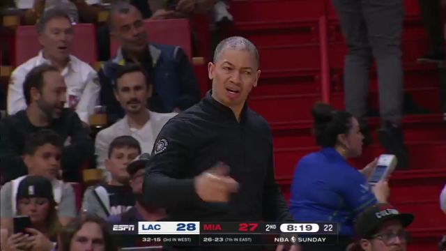 【2024年02月05日】NBA常规赛：快船vs热火第2节英文原声录像回放