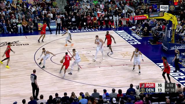 【2024年02月05日 开拓者vs掘金集锦】小波特长臂遮天送封盖 掘金顺势多点快下势如破竹