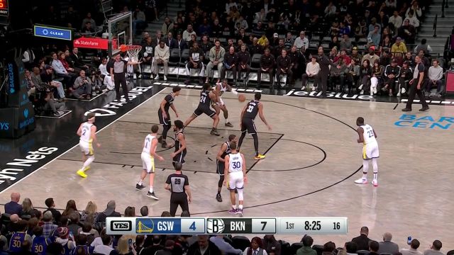 【2024年02月06日 勇士vs篮网集锦】剃头之后状态更佳 库明加连续出手连得4分