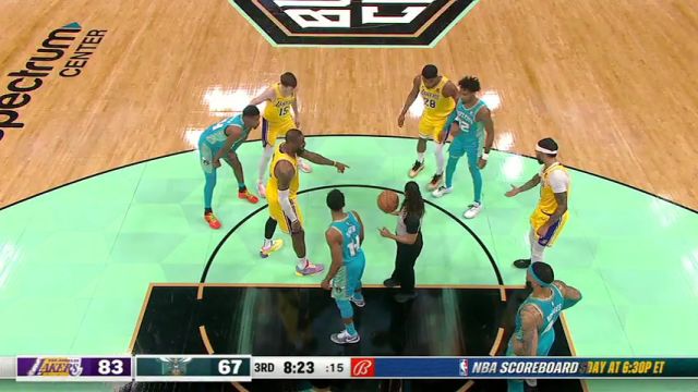 【2024年02月06日】湖人vs黄蜂第3节中文解说录像回放