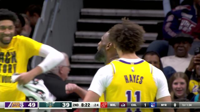 【2024年02月06日 湖人vs黄蜂集锦】你再不老我们就疯了！老詹飞来飞去半场献上三记重扣