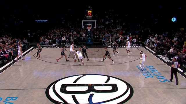 【2024年02月06日 勇士vs篮网集锦】对自己的冲击能力绝对自信 库明加冲击篮下扣进打停篮网