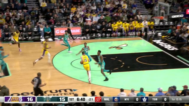 【2024年02月06日 湖人vs黄蜂集锦】浓眉钉板大帽残暴无情 老詹转身突破碾压防守霸王硬上弓