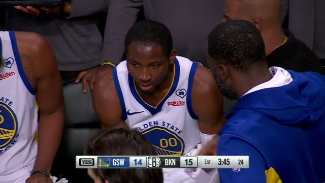 【2024年02月06日】NBA常规赛：勇士vs篮网第1节英文原声录像回放