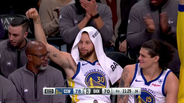 【2024年02月06日 勇士vs篮网集锦】库明加vs篮网集锦 狂轰28+10两双连送暴扣助队取胜