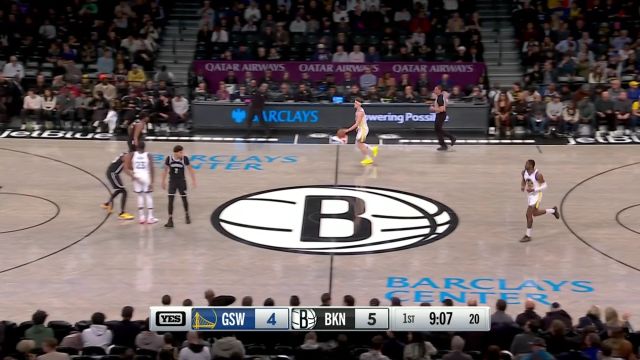 【2024年02月06日 勇士vs篮网集锦】一夫当关万夫莫开 克拉克斯顿连续送上遮天大帽