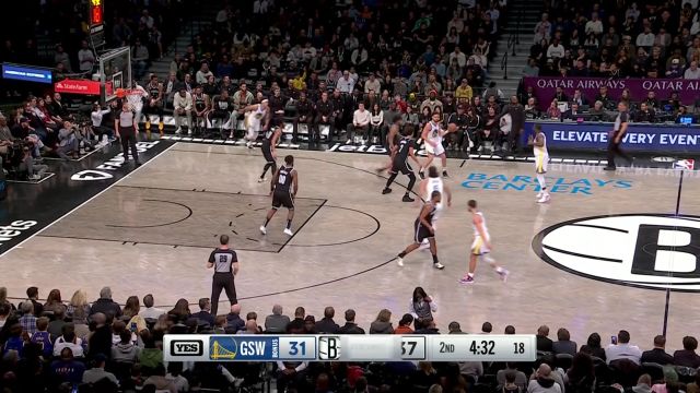 【2024年02月06日 勇士vs篮网集锦】历史三分榜上一骑绝尘 库里张弓搭箭命中生涯第3600记三分