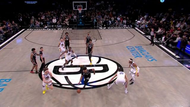 【2024年02月06日 勇士vs篮网集锦】手感来了防不住 卡梅隆约翰逊内外开花连得5分