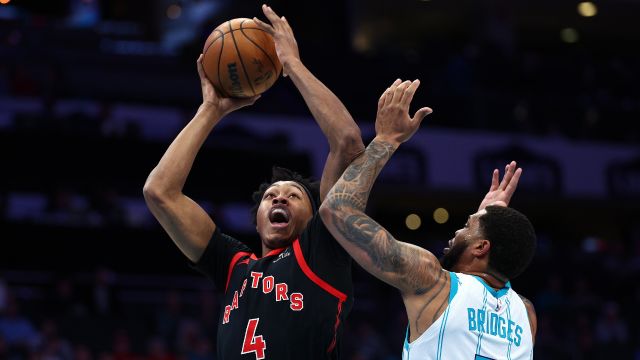 【2024年02月08日 猛龙vs黄蜂集锦】猛龙123-117黄蜂  布里奇斯空砍45分黄蜂不敌猛龙